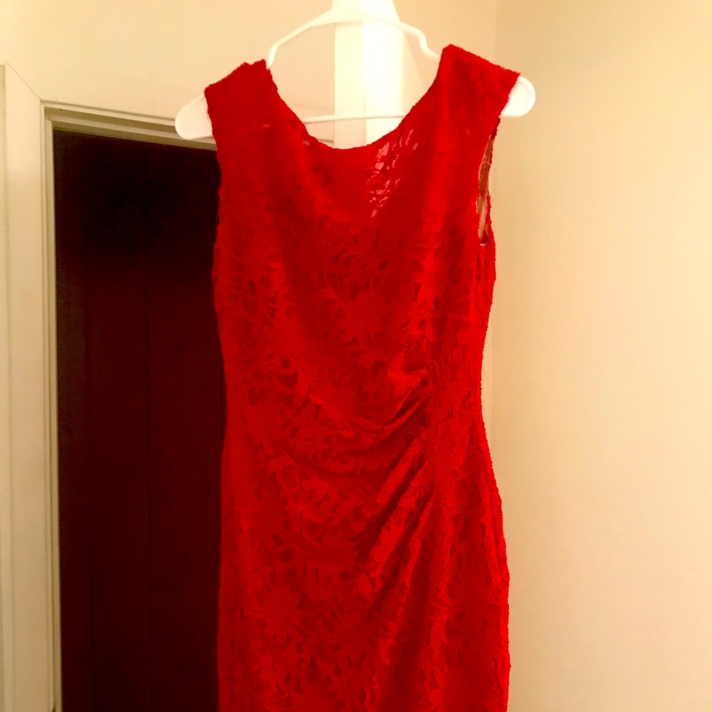 Ralph Lauren-Size 6- Red Dress